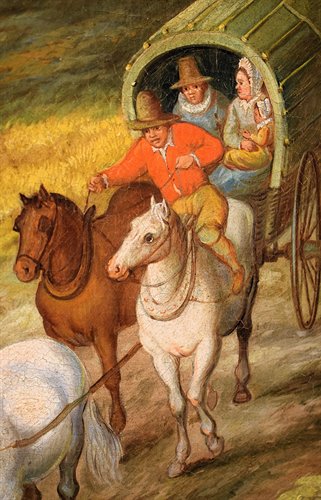 "Fairytale Landscapes with Figures in the Forest"